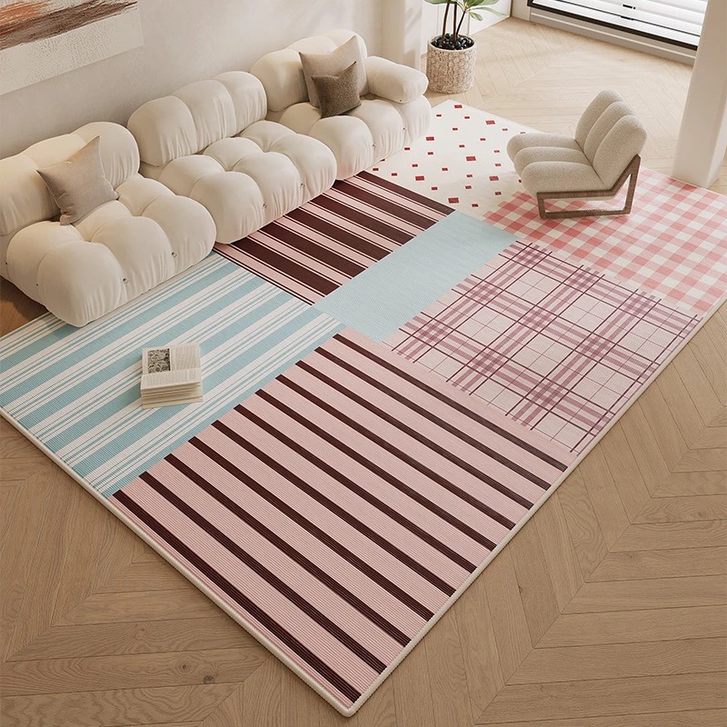 Outdoor Furniture For Cafe - Dopamine Colorful Carpet for Living Room