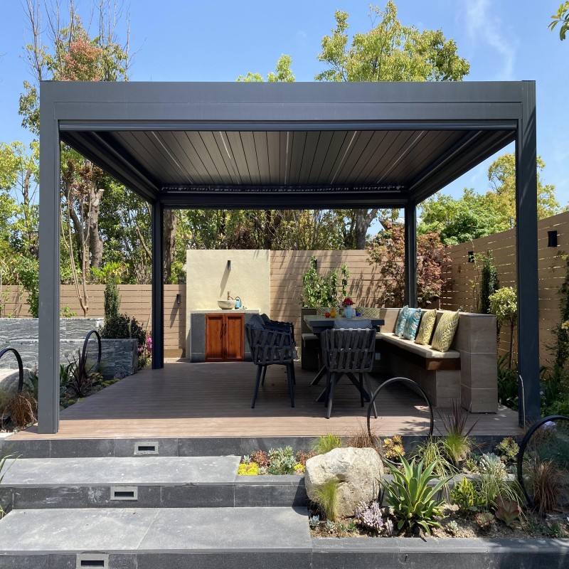 Luxurious Powder Coated Anti R - Outdoor Furniture Gazebo recension och pris
