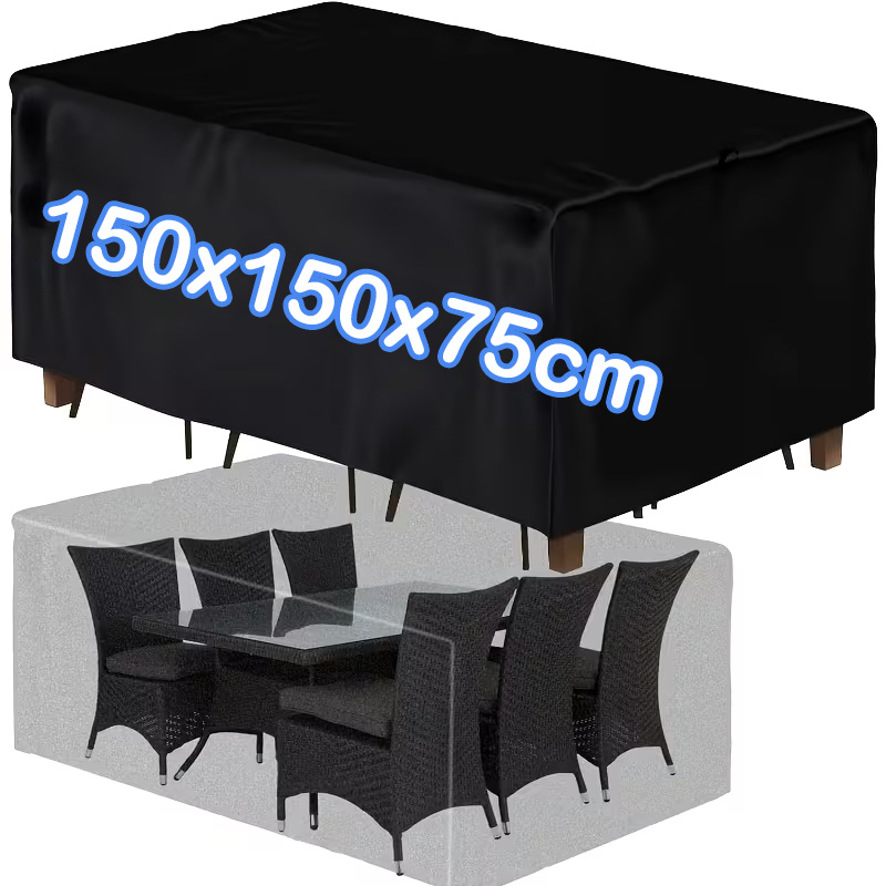 150x150x75cm Garden Furniture  - Outdoor Furniture Black recension och pris