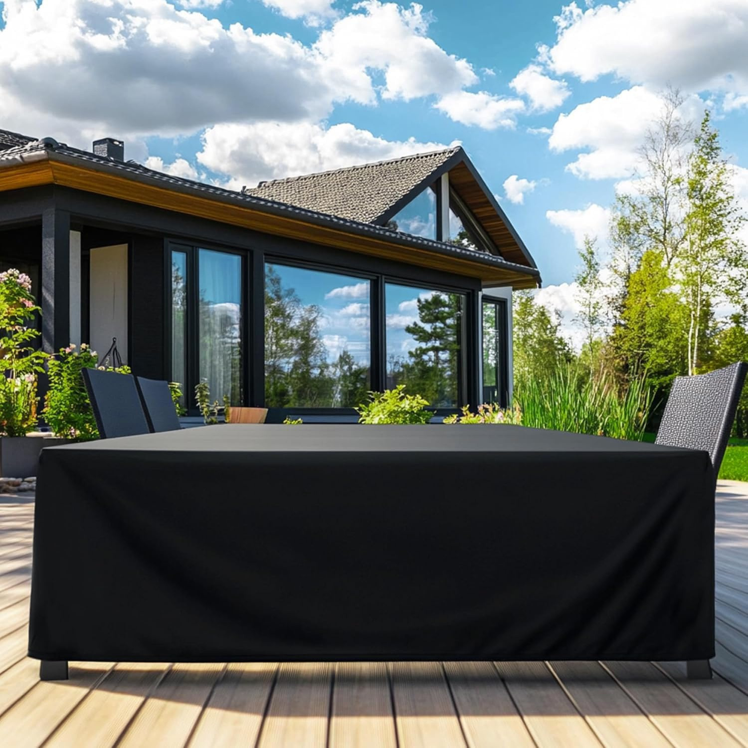 150x150x75cm Garden Furniture  - Outdoor Furniture Black recension och pris