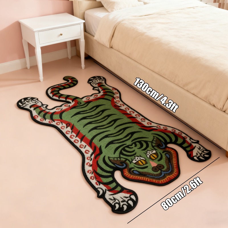 VIKAMA Tiger Pattern Rug Non-s - Outdoor Furniture For Cafe recension och pris