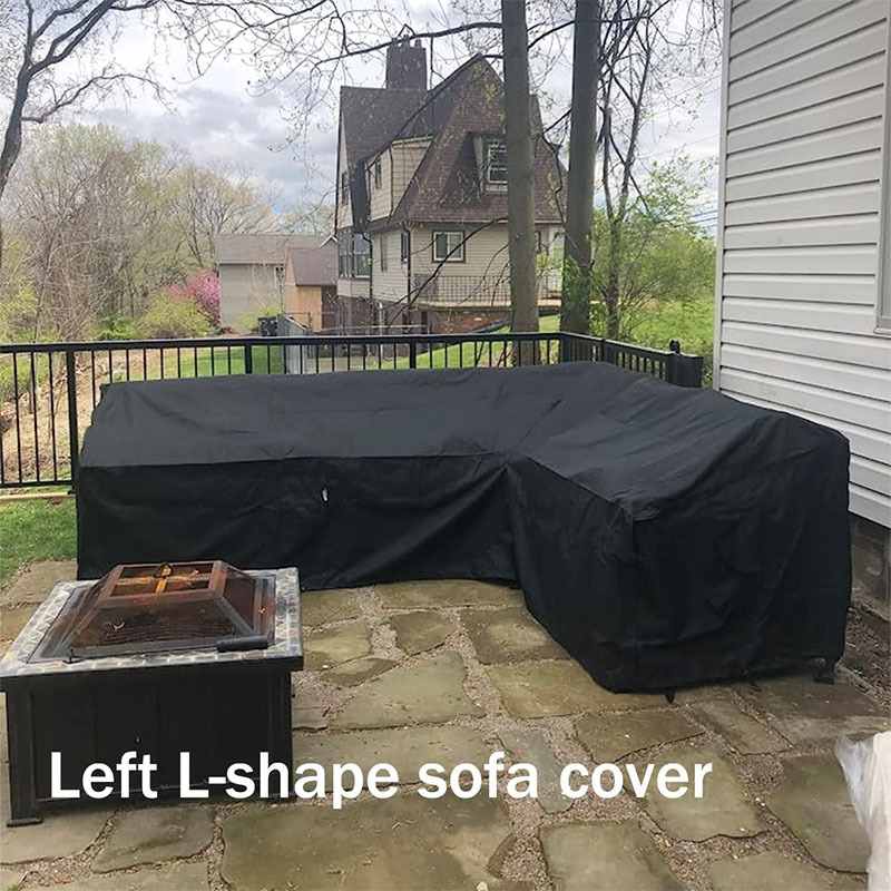 L Shape Furniture Waterproof   - Outdoor Furniture Black recension och pris
