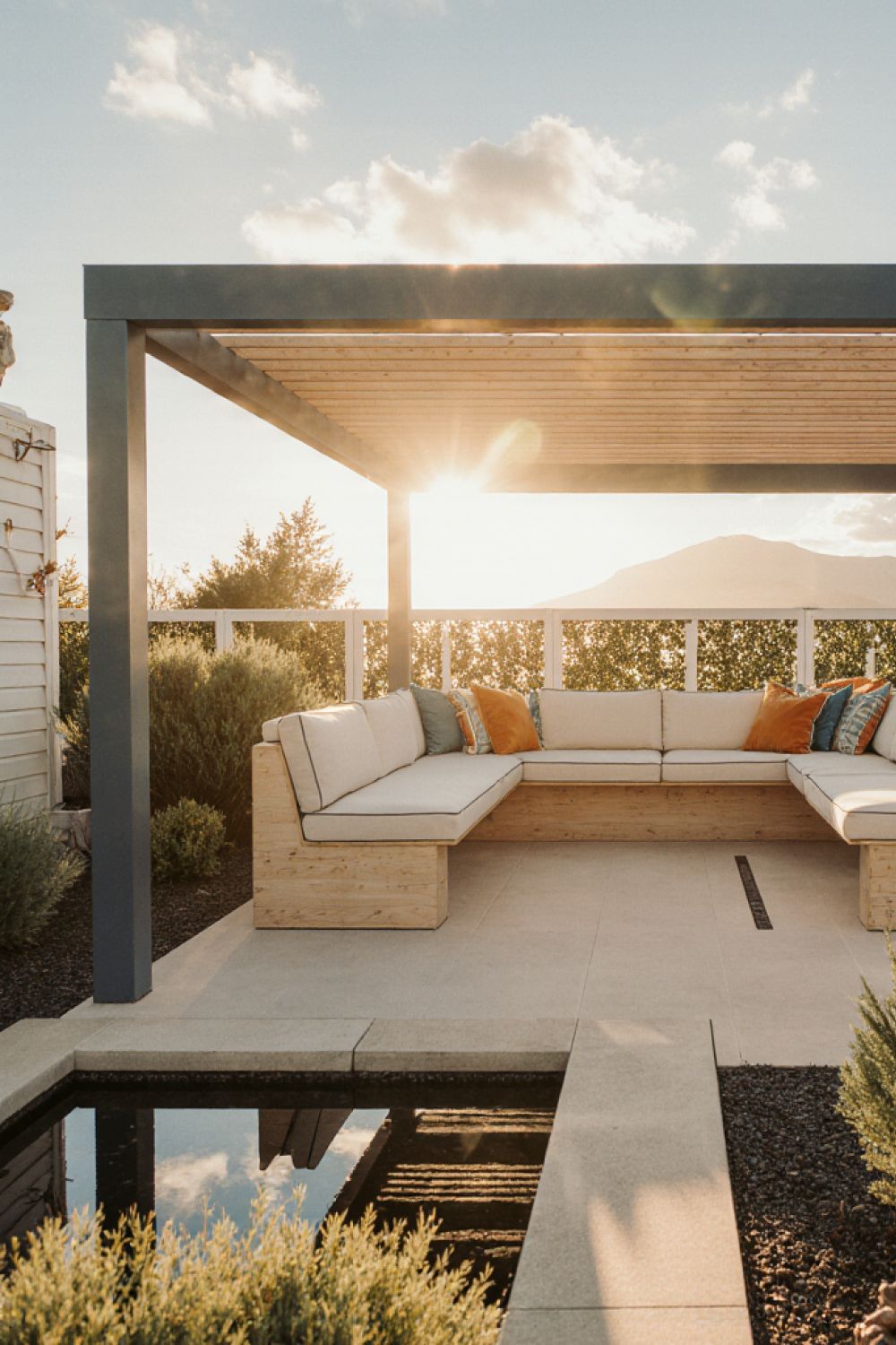 Exterior Carport Pavilion Louv - Outdoor Furniture Gazebo recension och pris