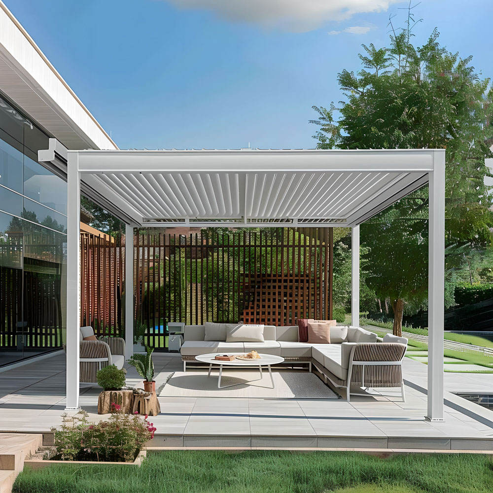Exterior Carport Pavilion Louv - Outdoor Furniture Gazebo recension och pris