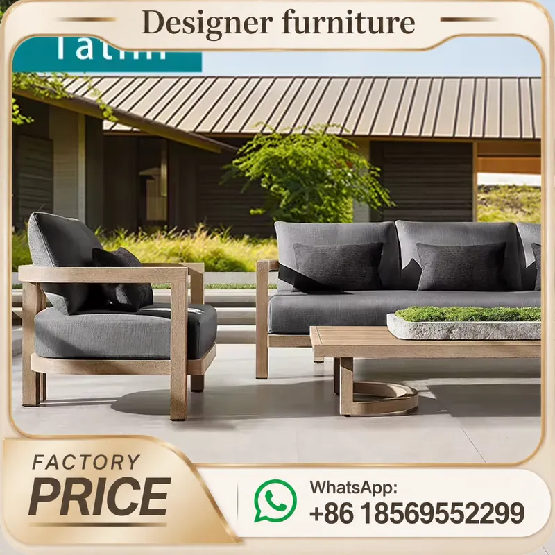 Teak Wood Sofa Set Waterproof  - Outdoor Furniture Teak recension och pris