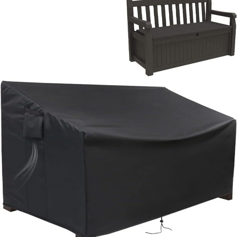 Heavy-Duty Patio Sofa Cover Wa - Outdoor Furniture Black recension och pris