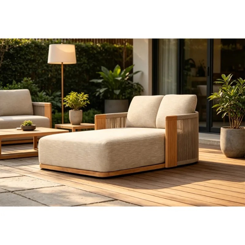 Patio Teak Chaise Lounge Daybe - Outdoor Furniture Teak recension och pris