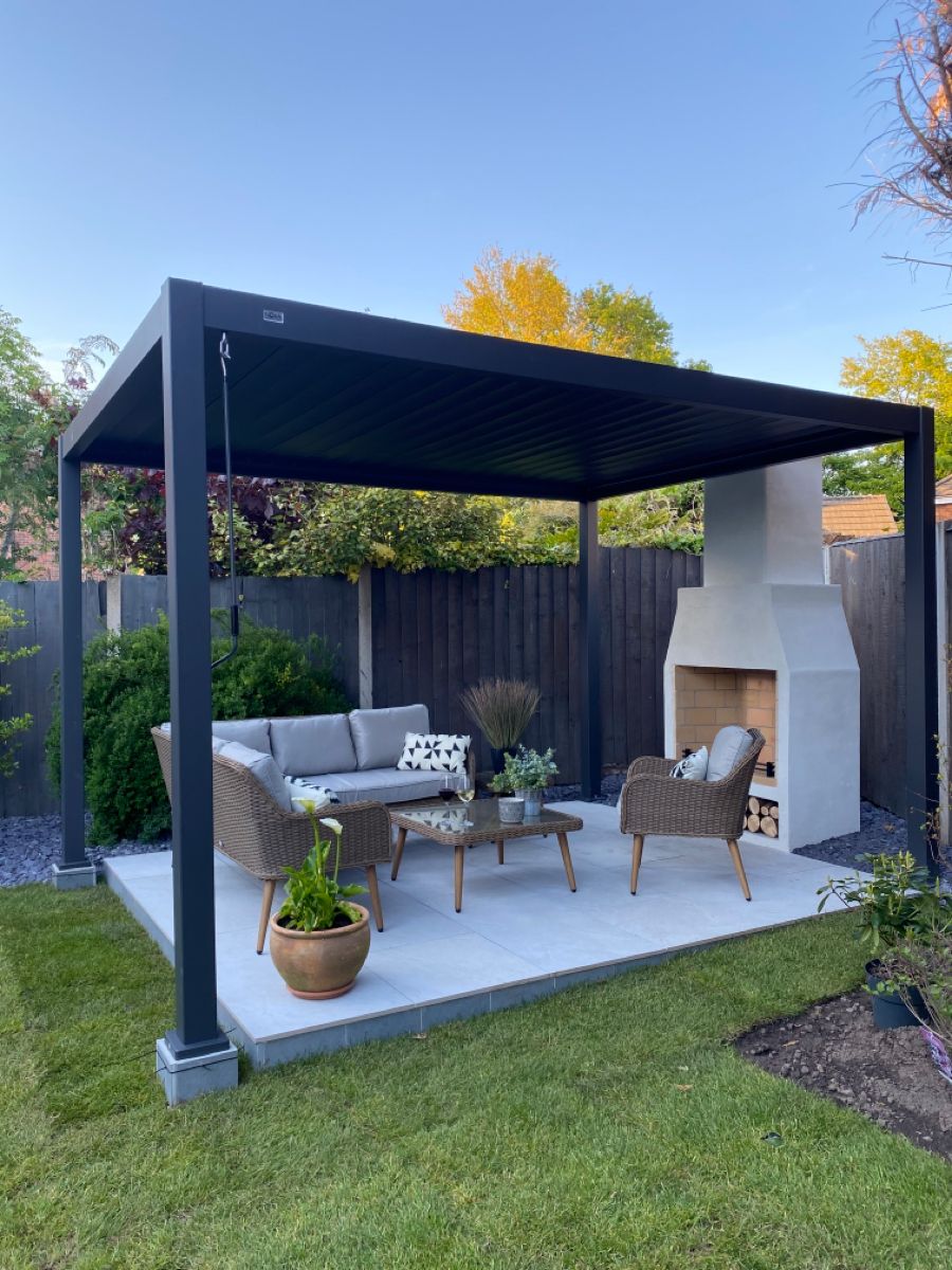 Villa Minimalist Style Outdoor - Outdoor Furniture Gazebo recension och pris