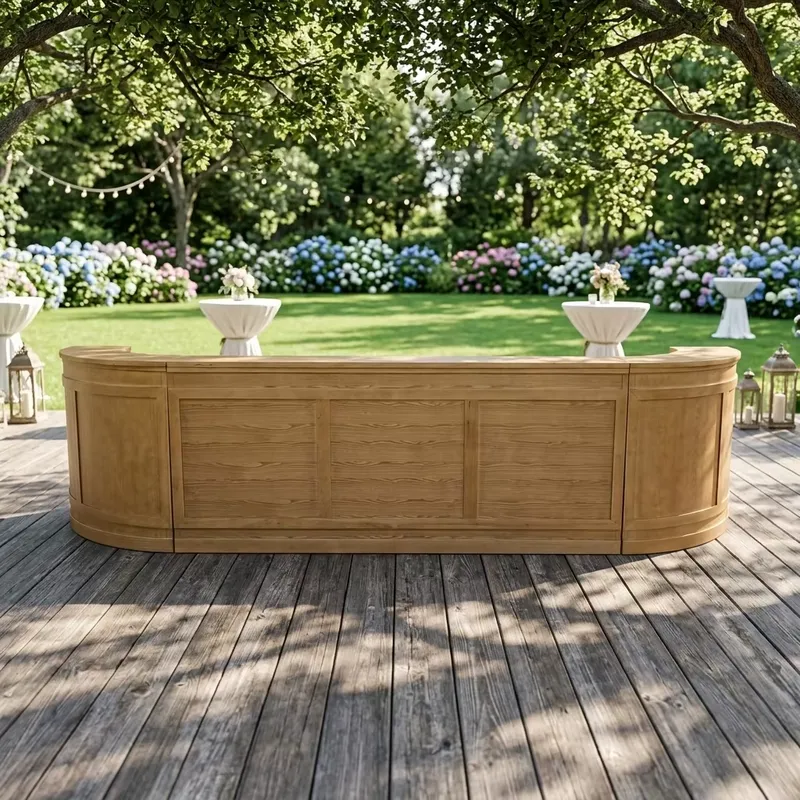 Solid Wood Outdoor Bar Table M - Outdoor Furniture Easy To Clean recension och pris