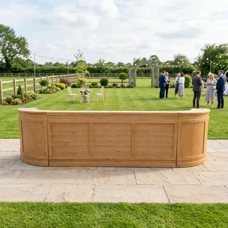 Solid Wood Outdoor Bar Table M - Outdoor Furniture Easy To Clean recension och pris