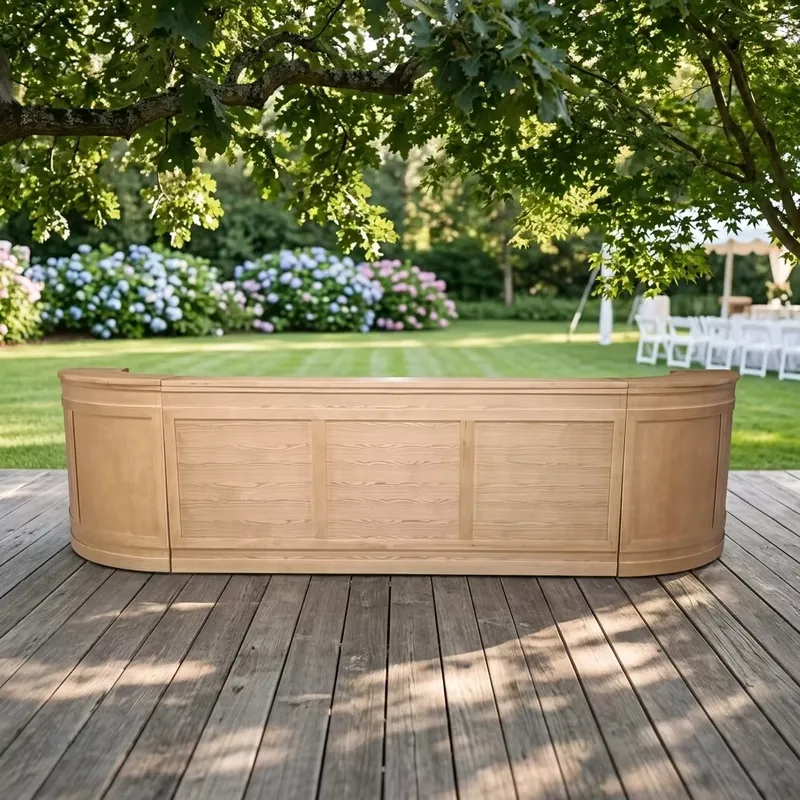 Solid Wood Outdoor Bar Table M - Outdoor Furniture Easy To Clean recension och pris