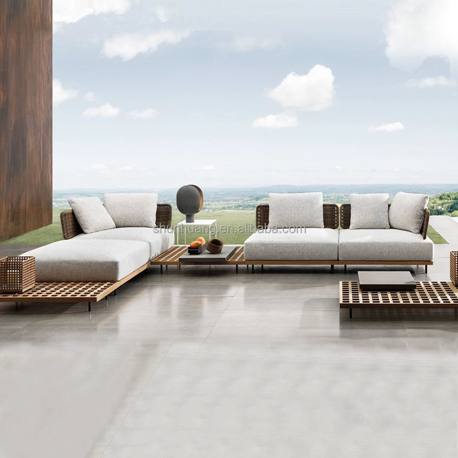 Modern Garden Sofa Set Outdoor - Outdoor Furniture Teak recension och pris