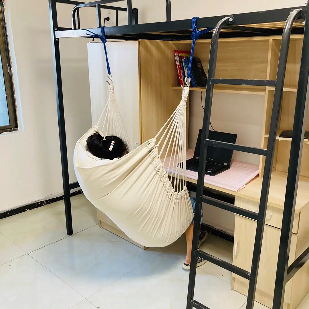 1pc Leisure Fabric Hammock Cha - Outdoor Furniture For Cafe recension och pris