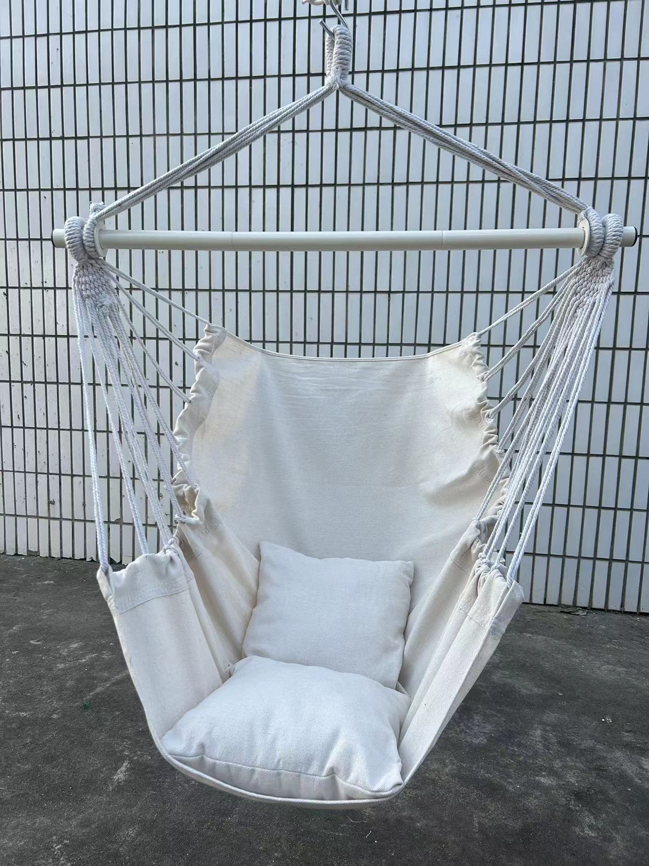 1pc Leisure Fabric Hammock Cha - Outdoor Furniture For Cafe recension och pris