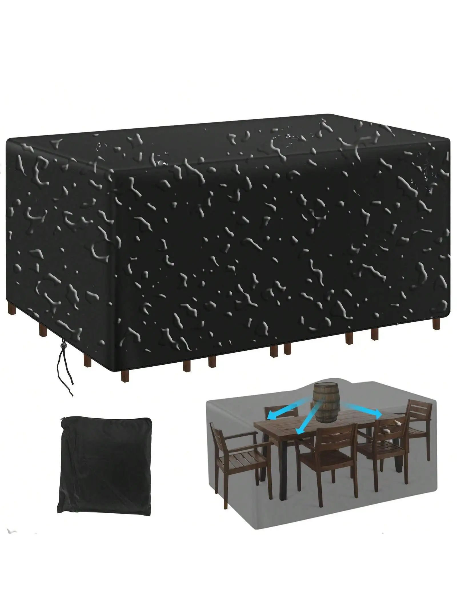 Multi-Size Outdoor Patio Garde - Outdoor Furniture Black recension och pris