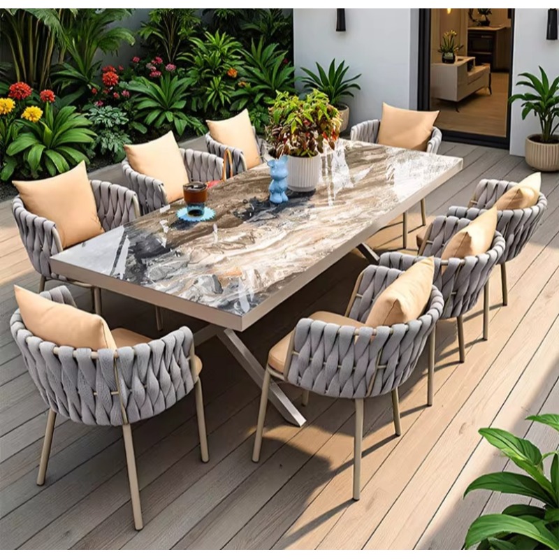 Nordic outdoor tables and chai - Outdoor Furniture Teak recension och pris