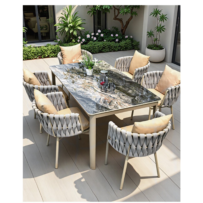 Nordic outdoor tables and chai - Outdoor Furniture Teak recension och pris