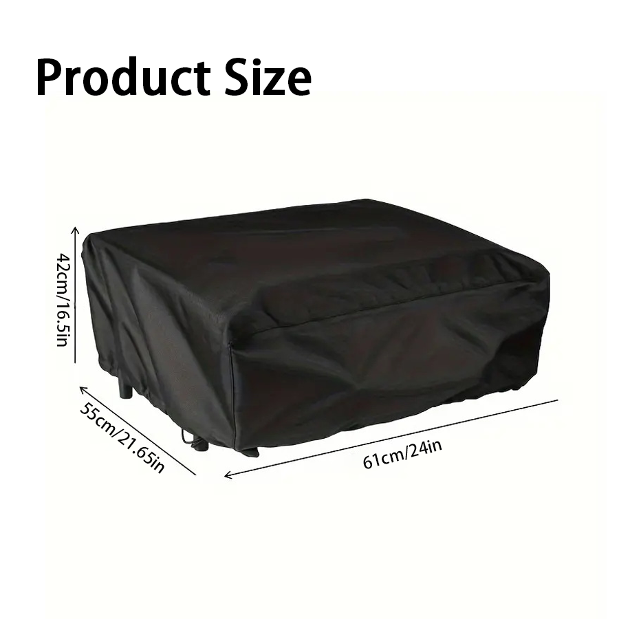 1pc Black Oven Protective Cove - Outdoor Furniture Black recension och pris