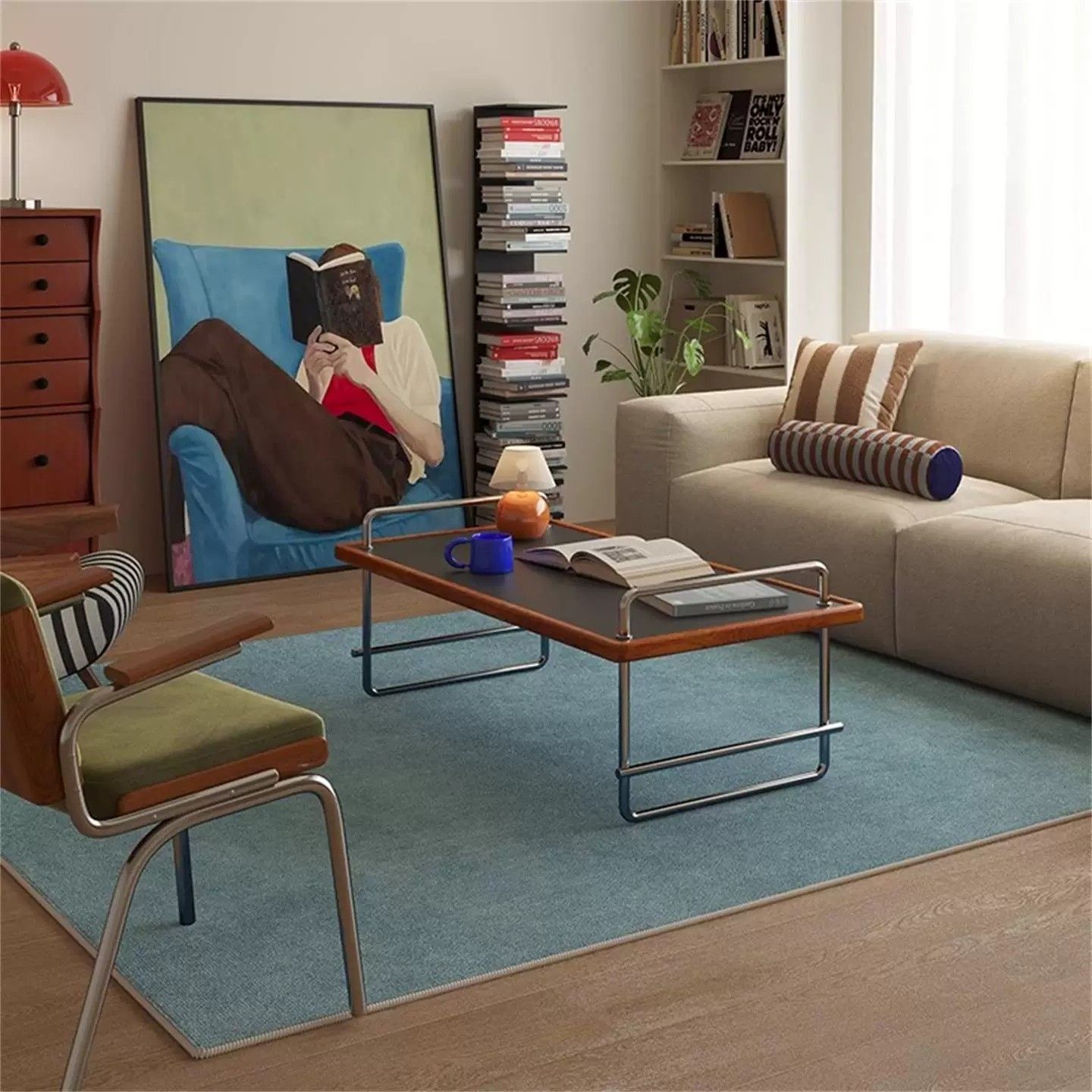 Modern Simple Solid Color Styl - Outdoor Furniture For Cafe recension och pris