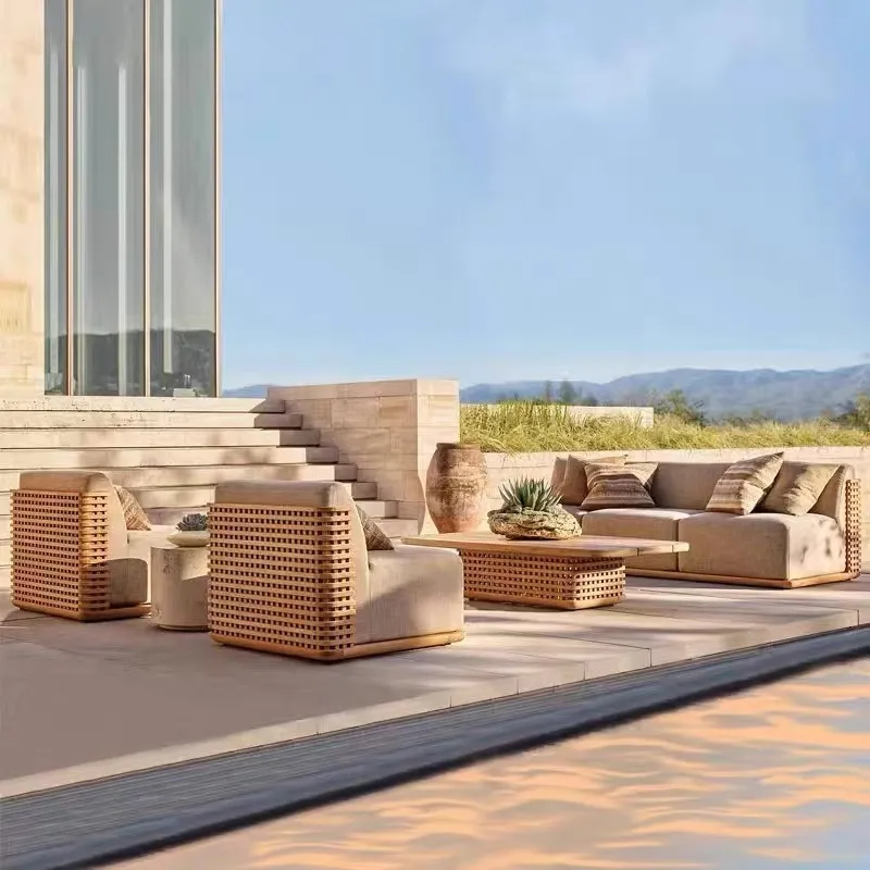 Outdoor Teak Sofa Set Waterpro - Outdoor Furniture Teak recension och pris