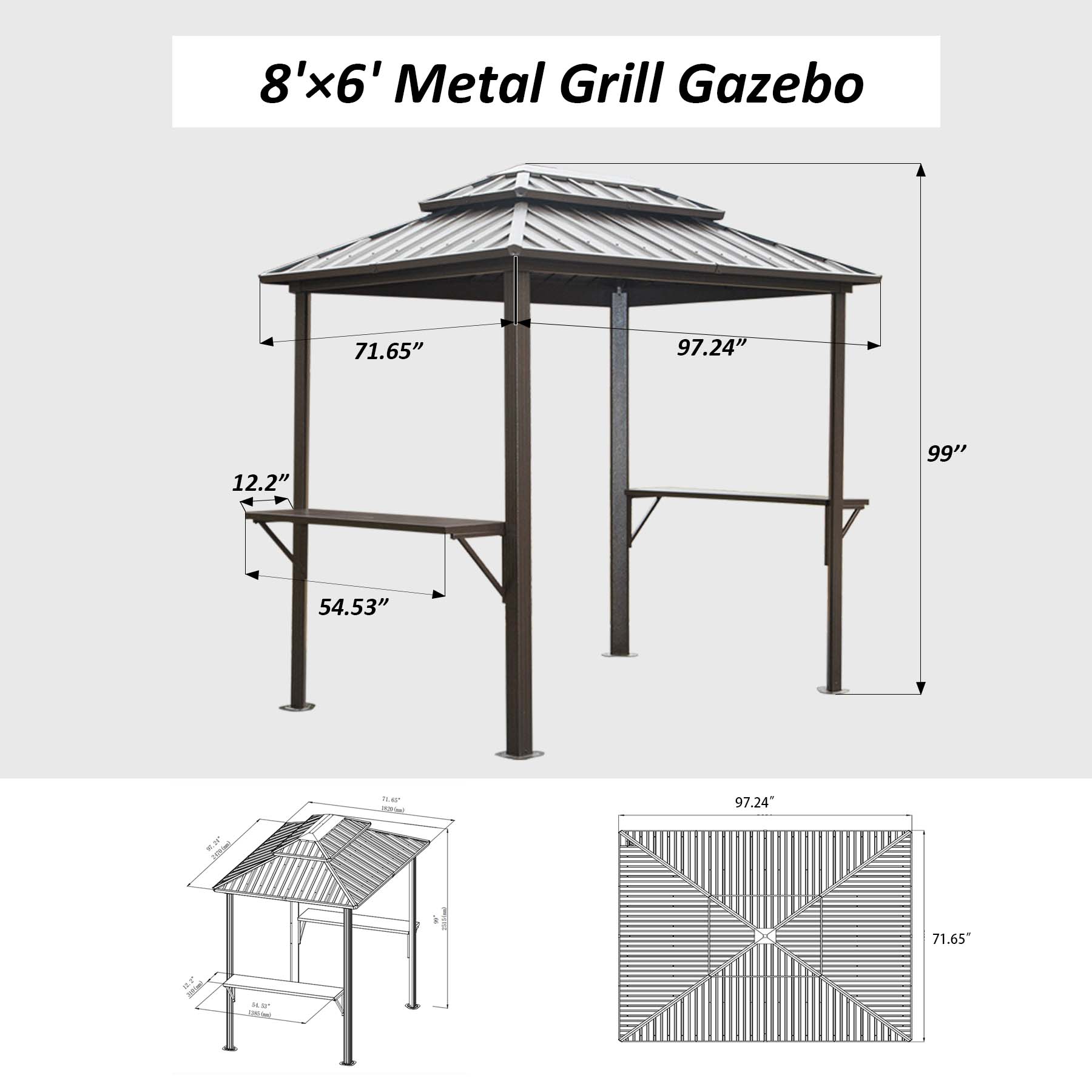 Outdoor Furniture Chinese Vint - Outdoor Furniture Gazebo recension och pris