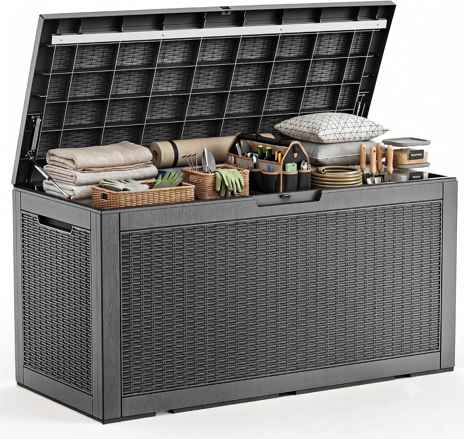 Large Outdoor Waterproof Resin - Outdoor Furniture Black recension och pris
