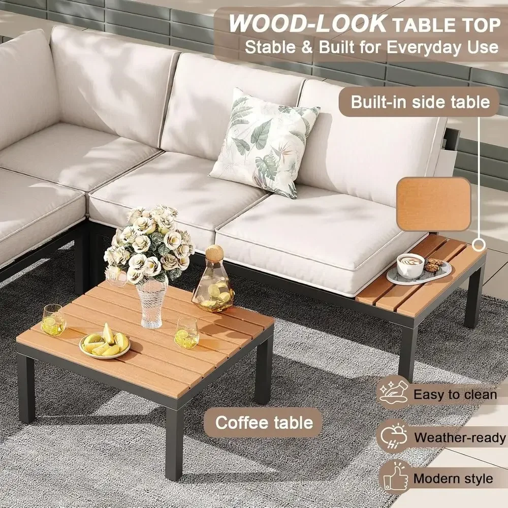 5-Person Outdoor Patio Furnitu - Outdoor Furniture Durable recension och pris